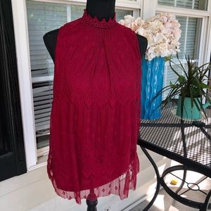 Turtle neck blouse Large